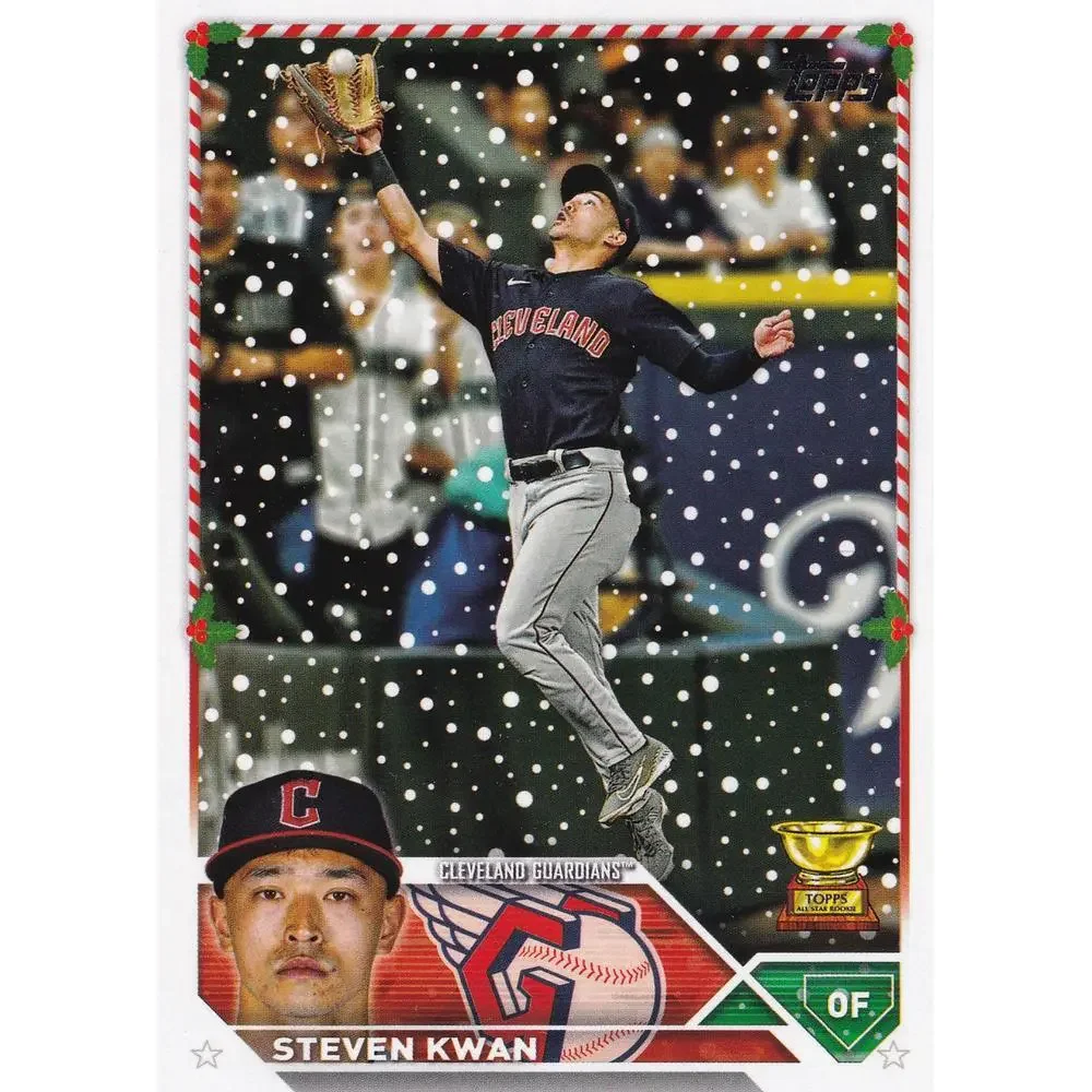 2023 Topps Holiday Steven Kwan ASR H68 Cleveland Guardians